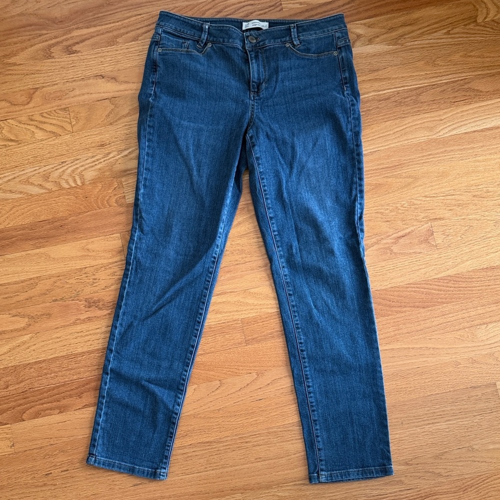 J. Jill Weekender Blue Straight Leg Jeans